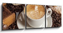 Obraz   kaffee, 150 x 50 cm