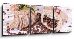 Obraz 3D tdln - 150 x 50 cm F_BM42808364 - Jutes ckchen voll mit Kaffee
