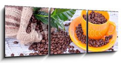 Obraz 3D tdln - 150 x 50 cm F_BM42809058 - duftender Kaffee