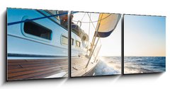Obraz 3D tdln - 150 x 50 cm F_BM42929574 - Sailing - Plachtn