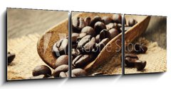 Obraz   Coffee beans in scoop, 150 x 50 cm