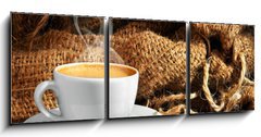 Obraz 3D tdln - 150 x 50 cm F_BM43490809 - coffee