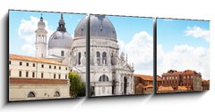Obraz 3D tdln - 150 x 50 cm F_BM43614176 - Grand Canal and Basilica Santa Maria della Salute, Venice, Italy