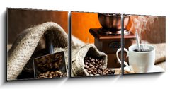 Obraz 3D tdln - 150 x 50 cm F_BM43848183 - Coffee