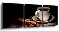 Obraz 3D tdln - 150 x 50 cm F_BM46057733 - cup of cofee