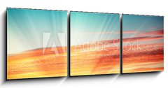 Obraz 3D tdln - 150 x 50 cm F_BM46390454 - Sunset.