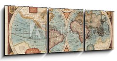 Obraz 3D tdln - 150 x 50 cm F_BM48335566 - Old map (1626)