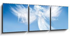 Obraz 3D tdln - 150 x 50 cm F_BM49775771 - Angel in the clouds