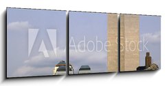 Obraz 3D tdln - 150 x 50 cm F_BM52285784 - NYC Skyline With The Twin Towers