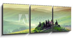 Obraz 3D tdln - 150 x 50 cm F_BM55743128 - Campagna toscana, Italia