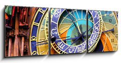 Obraz   Close up of the Prague astronomical clock, Czech Republic, 150 x 50 cm