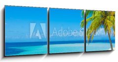 Obraz 3D tdln - 150 x 50 cm F_BM56105432 - Traum Insel in der Karibik