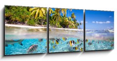 Obraz 3D tdln - 150 x 50 cm F_BM57894444 - Tropical island