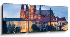 Obraz 3D tdln - 150 x 50 cm F_BM58450751 - Prag am Abend