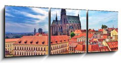 Obraz   Brno view , 150 x 50 cm