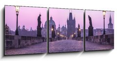 Obraz 3D tdln - 150 x 50 cm F_BM65732979 - Karlov Bridge