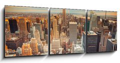 Obraz 3D tdln - 150 x 50 cm F_BM66358355 - Sunset view of New York City looking over midtown Manhattan
