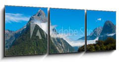 Obraz 3D tdln - 150 x 50 cm F_BM67389392 - Milford Sound