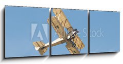 Obraz 3D tdln - 150 x 50 cm F_BM68354408 - vintage linen covered biplane circa WW1