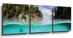 Obraz   Tropical Islands and Shallow Water, 150 x 50 cm