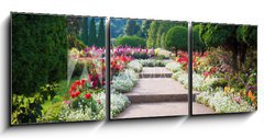 Obraz 3D tdln - 150 x 50 cm F_BM69808368 - Flower Garden