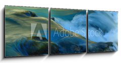 Obraz 3D tdln - 150 x 50 cm F_BM70296854 - Colorful stream - Barevn proud