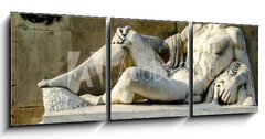 Obraz 3D tdln - 150 x 50 cm F_BM70462148 - King Eurotas, from the monument of Leonidas, Thermopylae. - King Eurotas, z pamtnku Leonidas, Thermopylae.