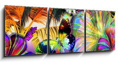 Obraz 3D tdln - 150 x 50 cm F_BM7162456 - sunset beach