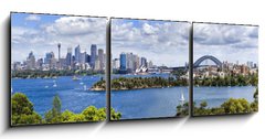 Obraz 3D tdln - 150 x 50 cm F_BM74471213 - Sy CBD from Taronga 04 Panorama - Sy CBD z Taronga 04 Panorama
