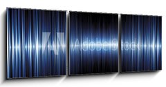 Obraz   radio sund wave, 150 x 50 cm