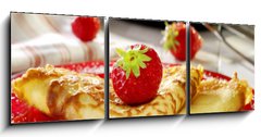 Obraz 3D třídílný - 150 x 50 cm F_BM7980387 - Pfannkuchen - palačinka