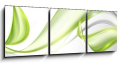 Obraz 3D třídílný - 150 x 50 cm F_BM80011553 - Abstract wave spring background