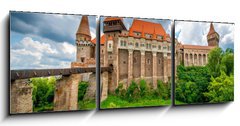 Obraz 3D tdln - 150 x 50 cm F_BM86720998 - Corvin castle in Romania