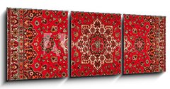 Obraz   Old Persian carpet with pattern. top view, 150 x 50 cm