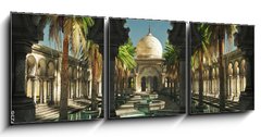 Obraz 3D třídílný - 150 x 50 cm F_BM96469256 - The Magic of the Orient, 3d CG - Kouzlo Orientu, 3D CG
