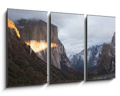 Obraz 3D tdln - 90 x 50 cm F_BS100676210 - lit the tunnel view winter