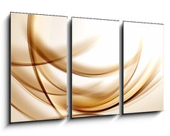 Obraz 3D tdln - 90 x 50 cm F_BS102053690 - Gold Lines Abstract Background