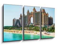 Obraz 3D tdln - 90 x 50 cm F_BS115896652 - Atlantis Hotel in Dubai, UAE