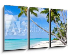 Obraz 3D tdln - 90 x 50 cm F_BS116010752 - Urlaub am Strand