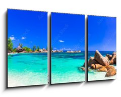 Obraz 3D tdln - 90 x 50 cm F_BS118051170 - amazing tropical holidays in paradise beaches of Seychelles,Praslin