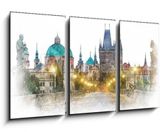 Obraz 3D tdln - 90 x 50 cm F_BS118221693 - Prague