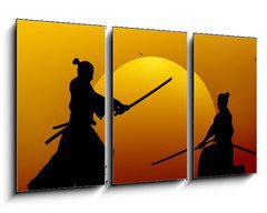 Obraz 3D tdln - 90 x 50 cm F_BS12683766 - Samurai