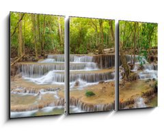 Obraz 3D tdln - 90 x 50 cm F_BS127693743 - Huai Mae Kamin waterfall