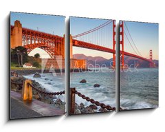 Obraz   San Francisco. Image of Golden Gate Bridge in San Francisco, California during sunrise., 90 x 50 cm