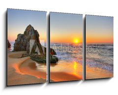 Obraz 3D tdln - 90 x 50 cm F_BS13013771 - Sunrise Rocks