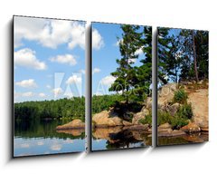 Obraz 3D tdln - 90 x 50 cm F_BS1371454 - scenic lake