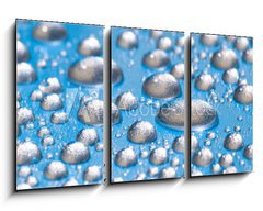 Obraz   metallic rain, 90 x 50 cm