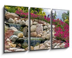 Obraz 3D tdln - 90 x 50 cm F_BS15204576 - Garden Falls