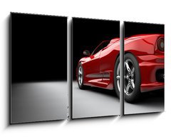Obraz   Red car, 90 x 50 cm