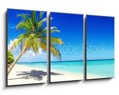 Obraz 3D tdln - 90 x 50 cm F_BS166266454 - Schner Strand im Paradies